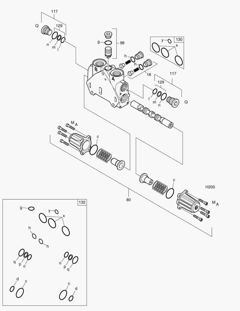 БУЛЬДОЗЕРНЫЙ БЛОК-РЕГУЛИРУЮЩИЙ КЛАПАН
