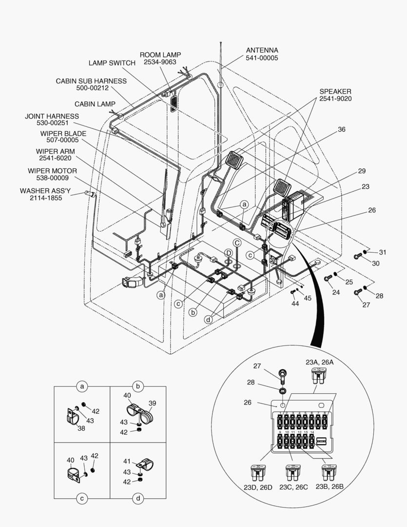 ЭЛЕКТРИЧЕСКИЕ ЗАПЧАСТИ(3)-КАБИНА