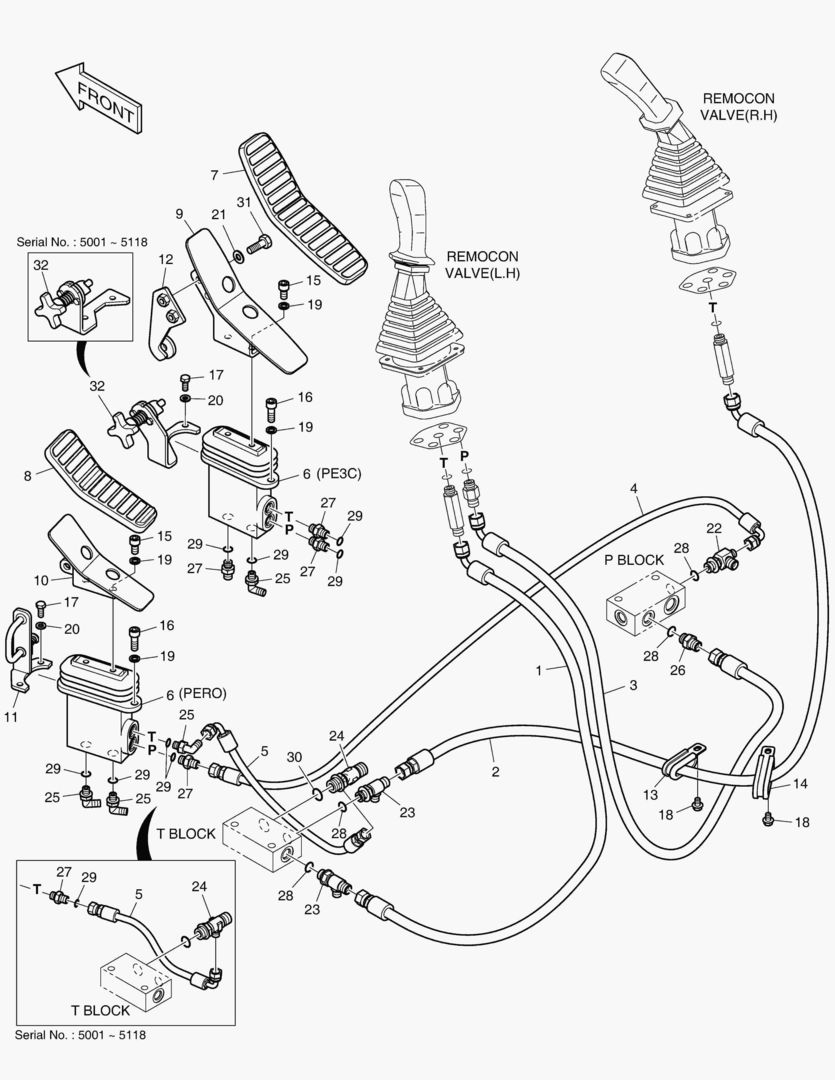 ТРУБОПРОВОД СЕРВОУПРАВЛЕНИЯ(2) - STT + PE3C + PERO