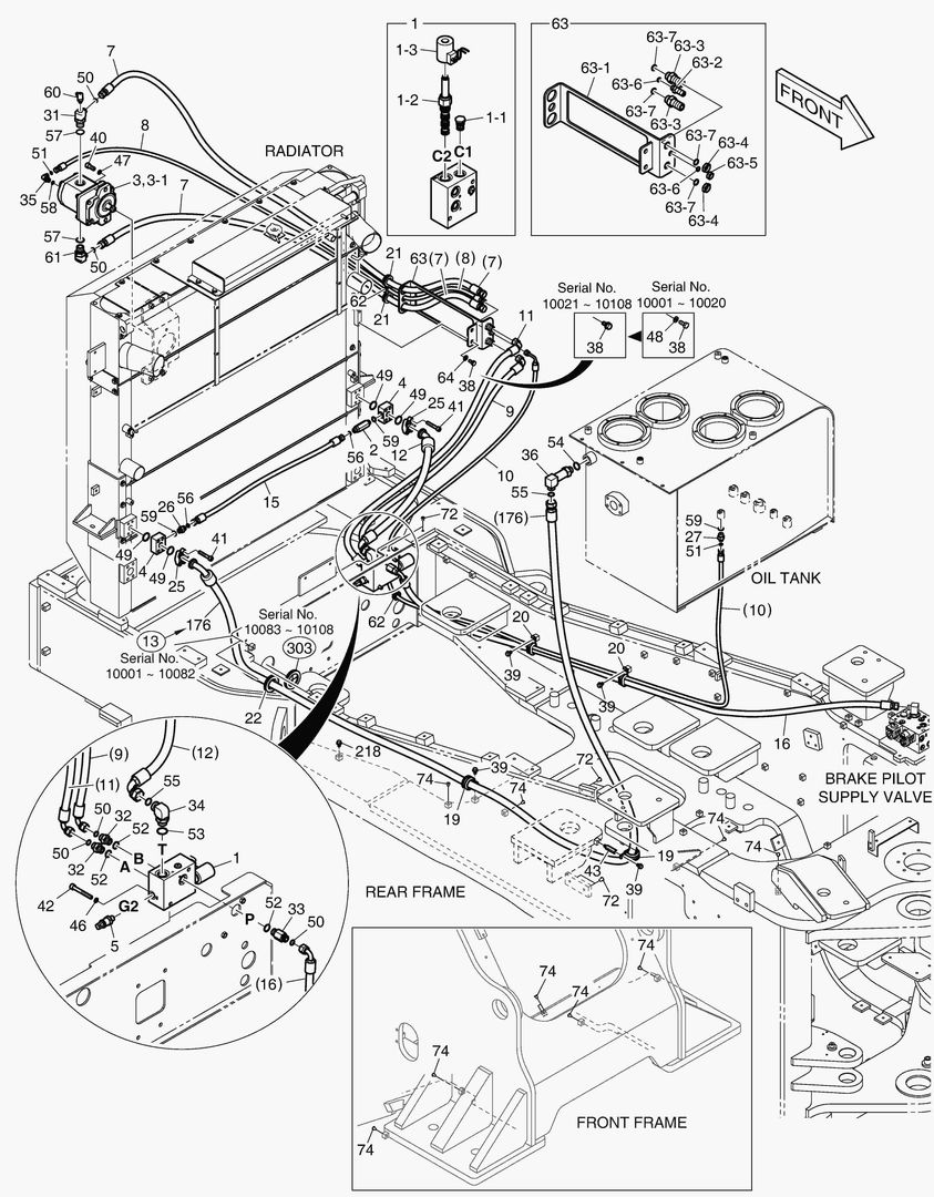 ТУБОПРОВОД МАСЛЯНОГО РАДИАТОРА (2)