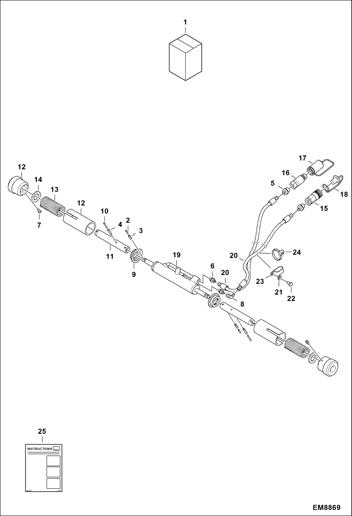 КОМПЛЕКТ БЫСТРОСЪЕМНЫХ ГИДРОЗАМКОВ