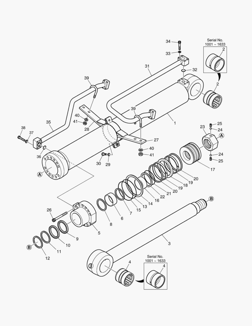 ЦИЛИНДР СТРЕЛЫ С ИЗМЕНЯЕМОЙ ГЕОМЕТРИЕЙ