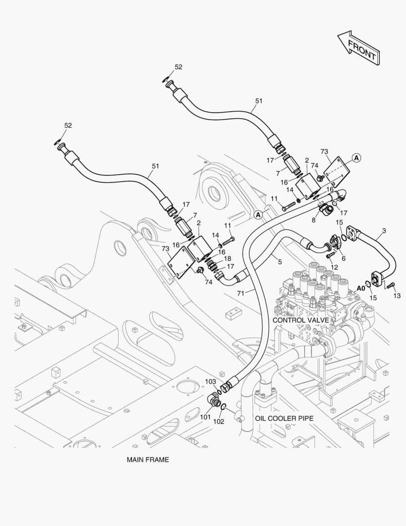6161 MAIN PIPING - ONE WAY [5240~]