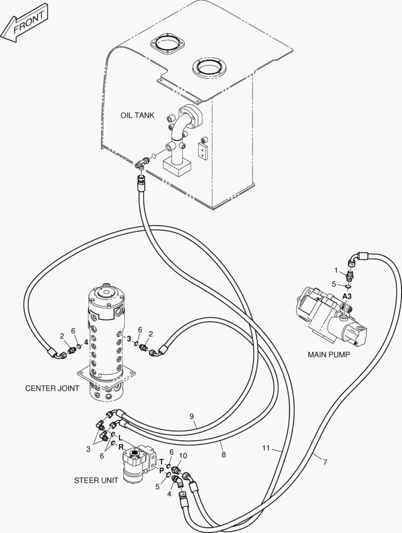 ПАТРУБКИ РУЛЕВОГО УПРАВЛЕНИЯ