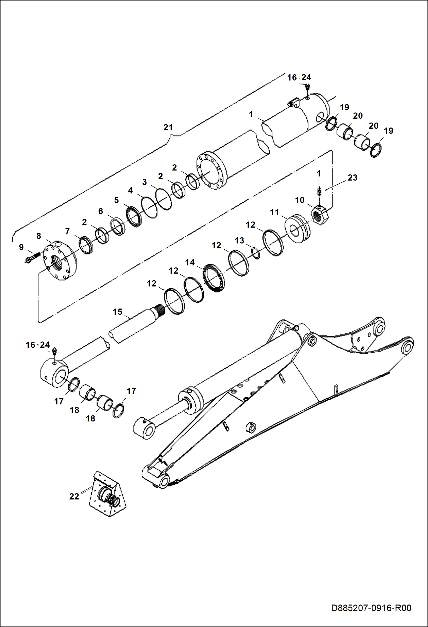 ЦИЛИНДР РУКОЯТКИ