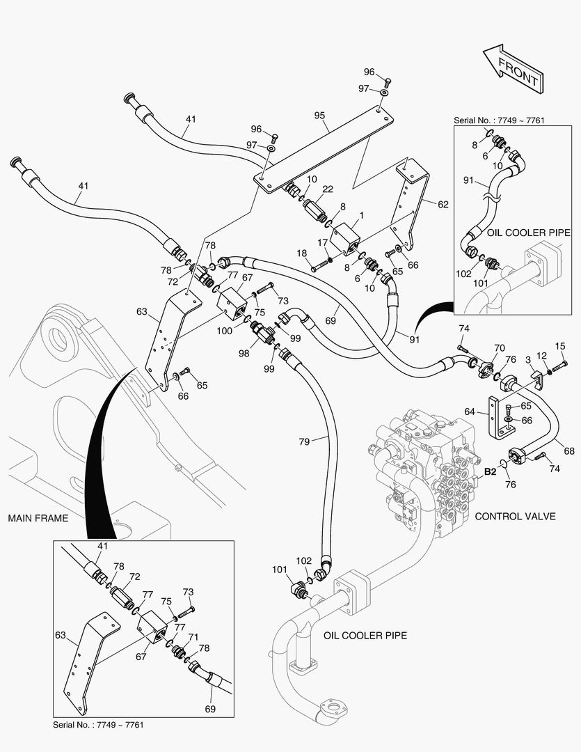 6121 MAIN PIPING - ONE WAY [7749~]