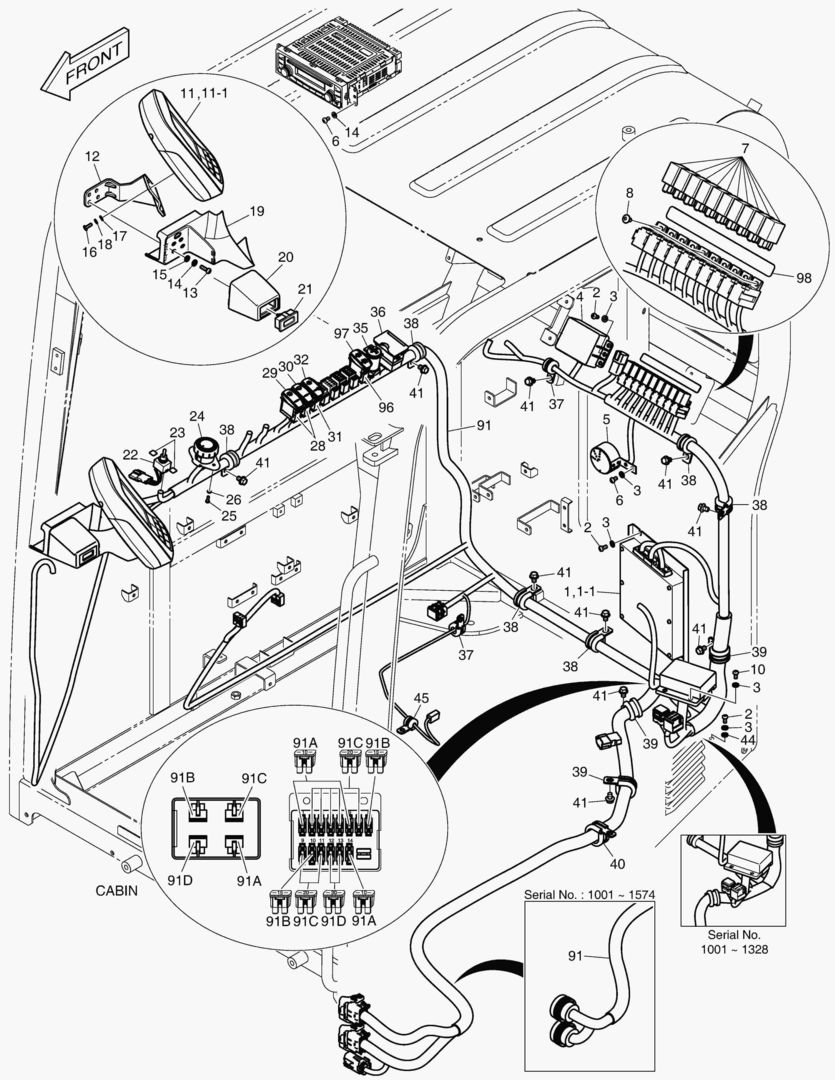 ЭЛЕКТРИЧЕСКИЕ ЗАПЧАСТИ - КАБИНА
