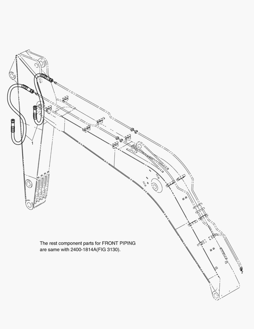Спецтехника 6840 FRONT PIPING-BOOM 4.0m+ARM 2.1m [736~] - главное фото