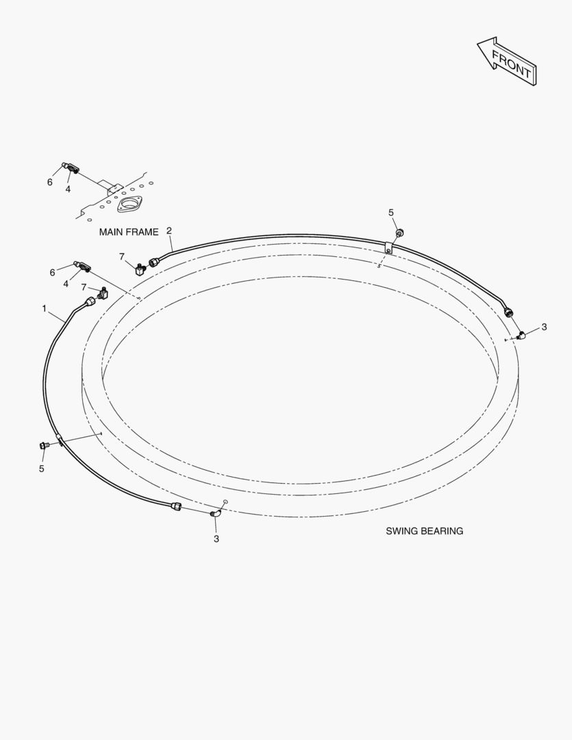 ТРУБОПРОВОД СМАЗОЧНОЙ СИСТЕМЫ