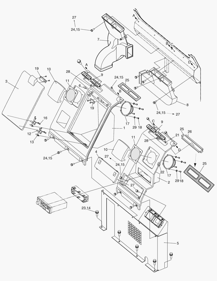 КРЫШКА ОБОГРЕВАТЕЛЯ В СБОРЕ