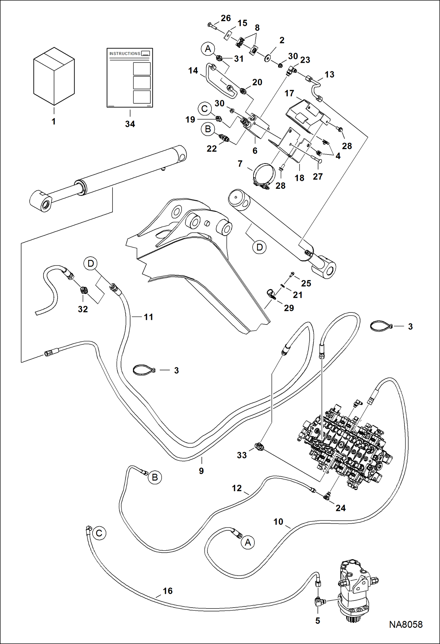 УСТРОЙСТВО УДЕРЖАНИЯ НАГРУЗКИ (КОМПЛЕКТ СТРЕЛ)
