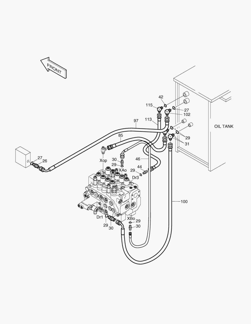 ТРУБОПРОВОД СЕРВОУПРАВЛЕНИЯ(8)
