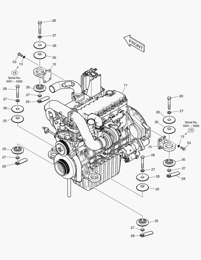 МОНТАЖ ДВИГАТЕЛЯ