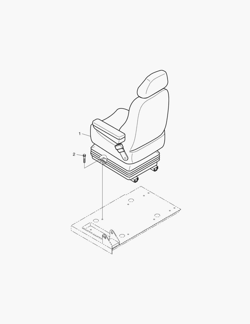 1412 SEAT MOUNTING [1051~]