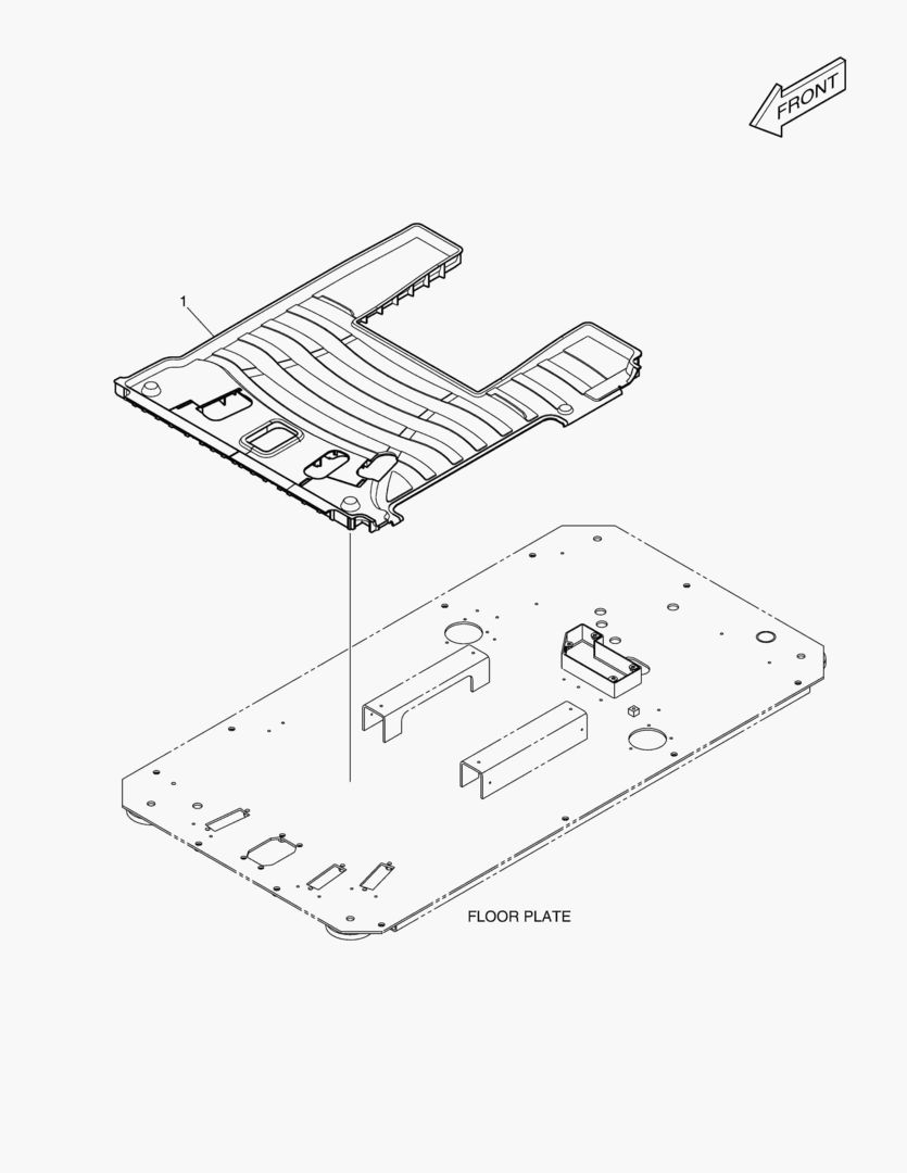 КОВРИК НА ПОЛУ КУЗОВА - ТРИ ПЕДАЛИ(СИСТЕМА ЗАЩИТЫ ПРИ ОПРОКИДЫВАНИИ)