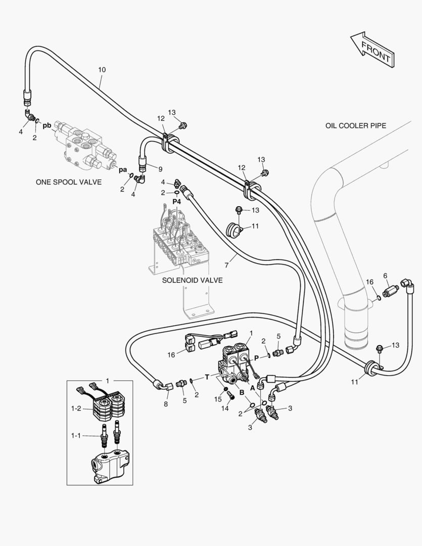 ТРУБОПРОВОД СЕРВОУПРАВЛЕНИЯ(1) - ВРАЩАЮЩИЙСЯ
