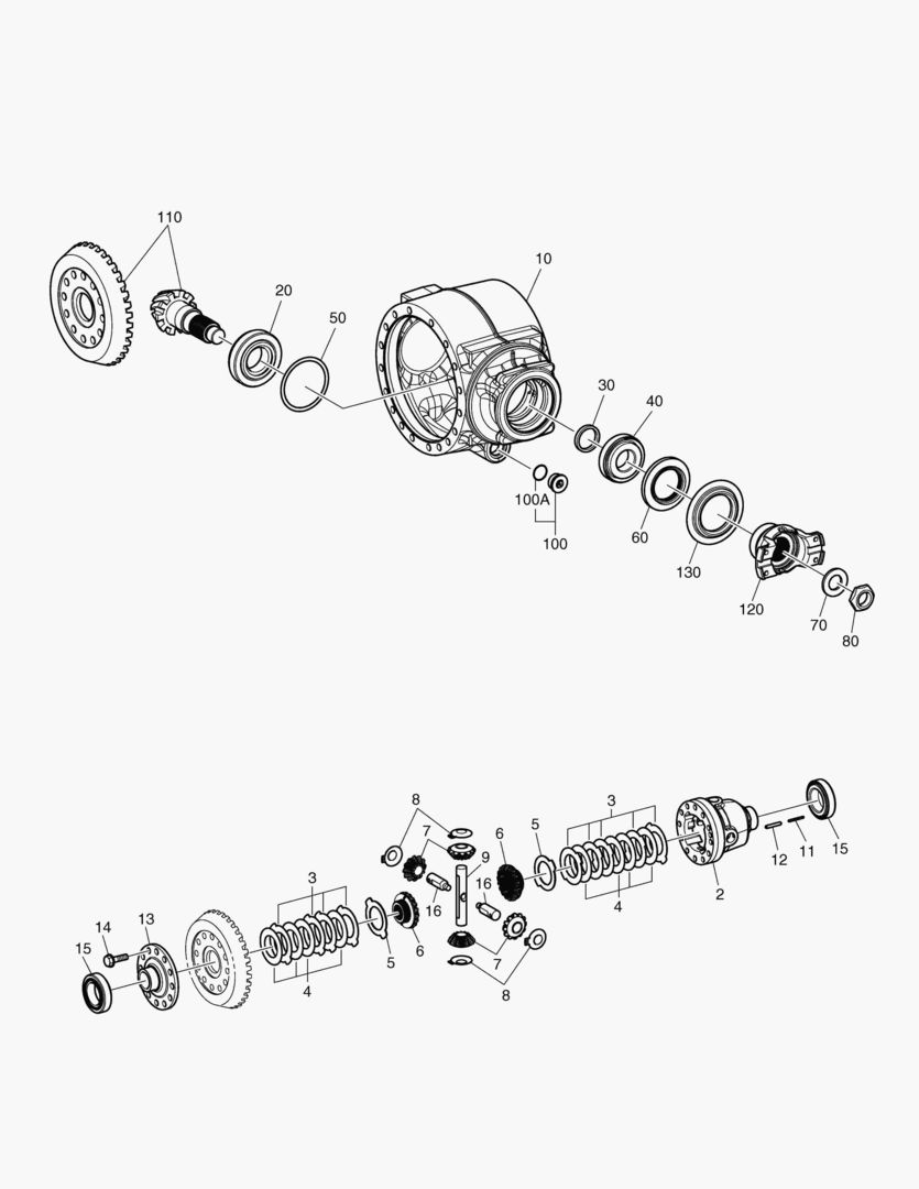 ДИФФЕРЕНЦИАЛ ВОДИЛА - ПЕРЕДНЯЯ ОСЬ