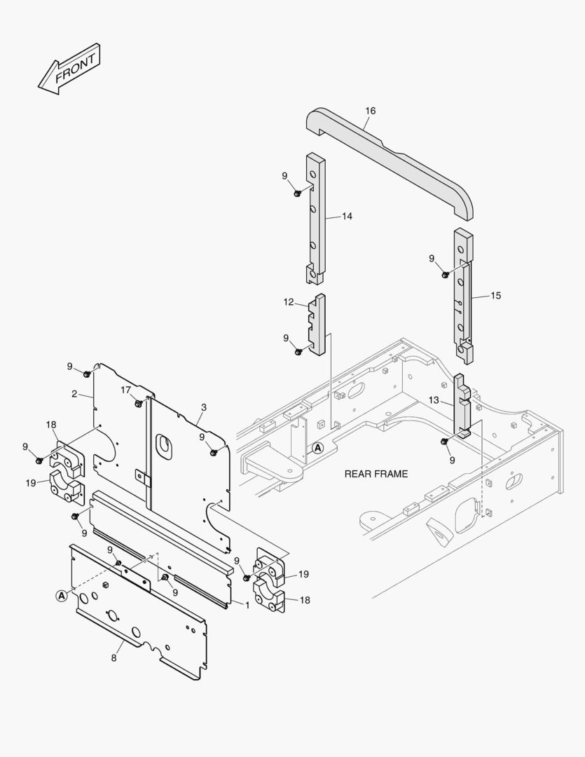 1361 BAFFLE ASS`Y [10444~]