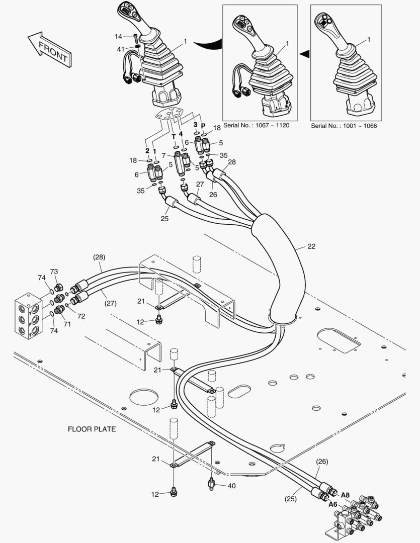 ТРУБОПРОВОД СЕРВОУПРАВЛЕНИЯ(7)
