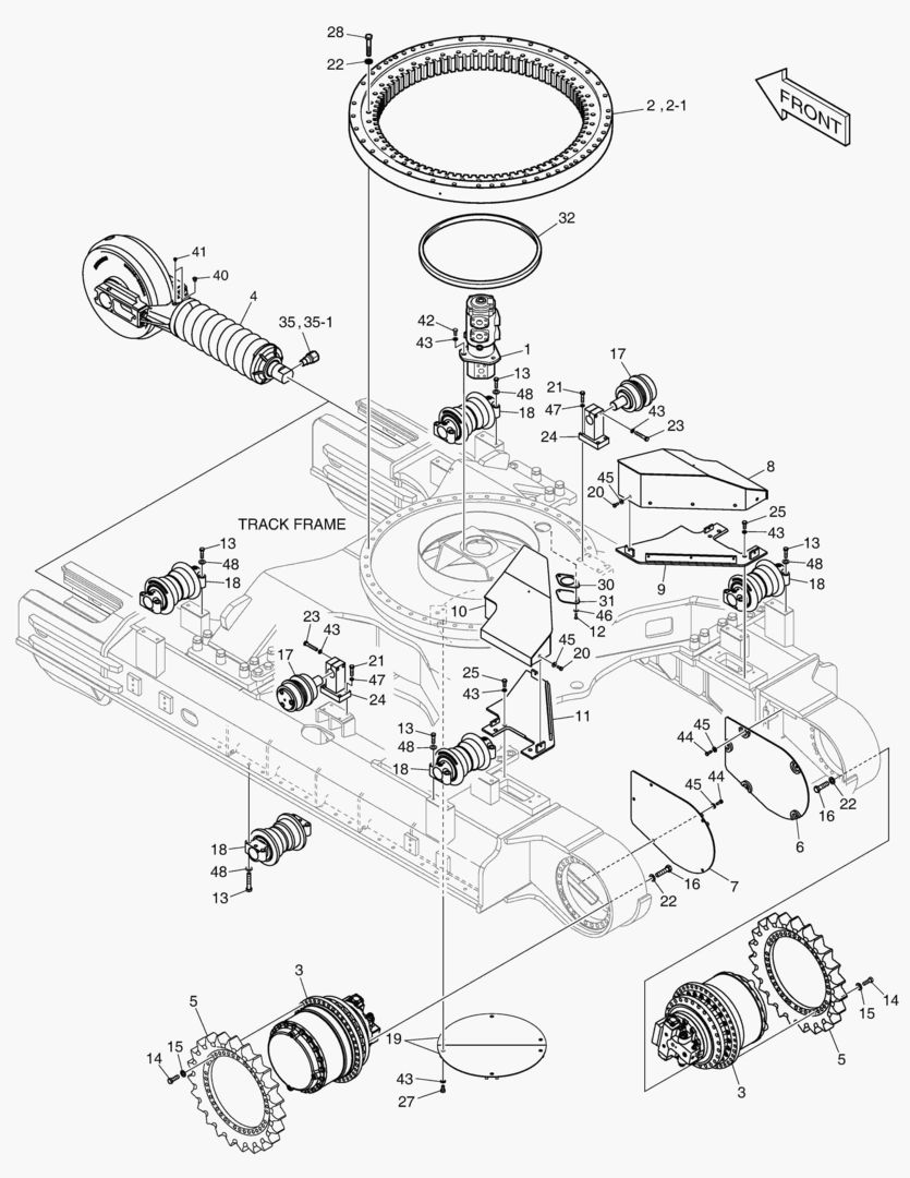 КОМПЛЕКТУЮЩИЕ ГУСЕНИЦЫ