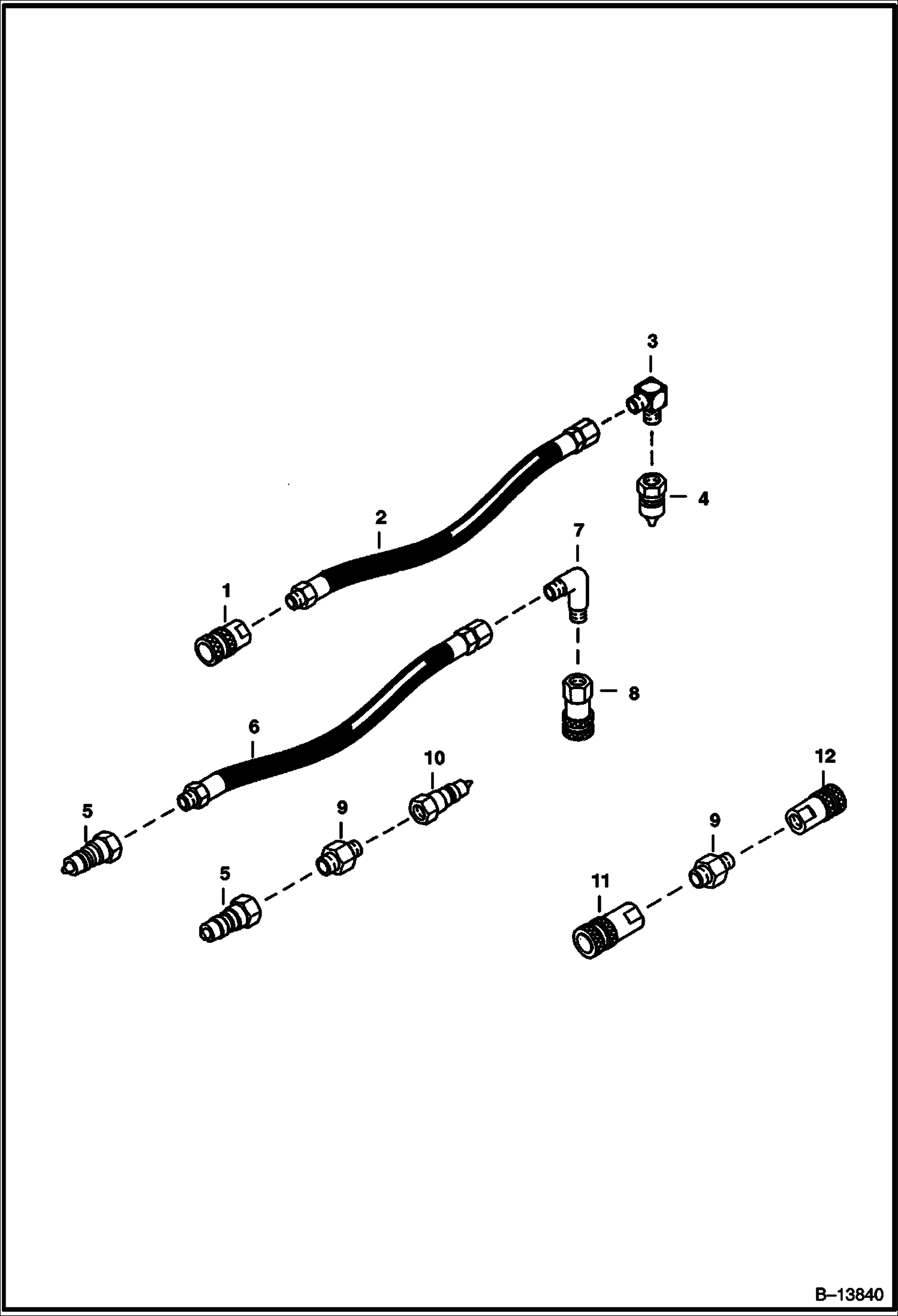 ПЛАНИРОВЩИК (ПЕРЕДЕЛКА ШЛАНГА) (843H TO 853H)