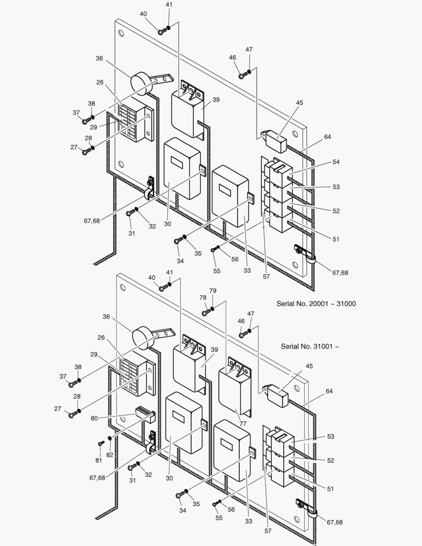 1450 ELECTRIC BOX ASS`Y-ELECTRIC PARTS [20001~32114]