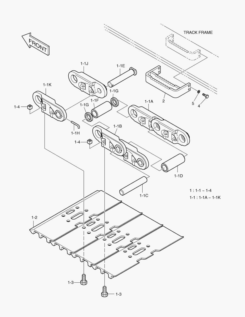 БАШМАК ГУСЕНИЦЫ-800G