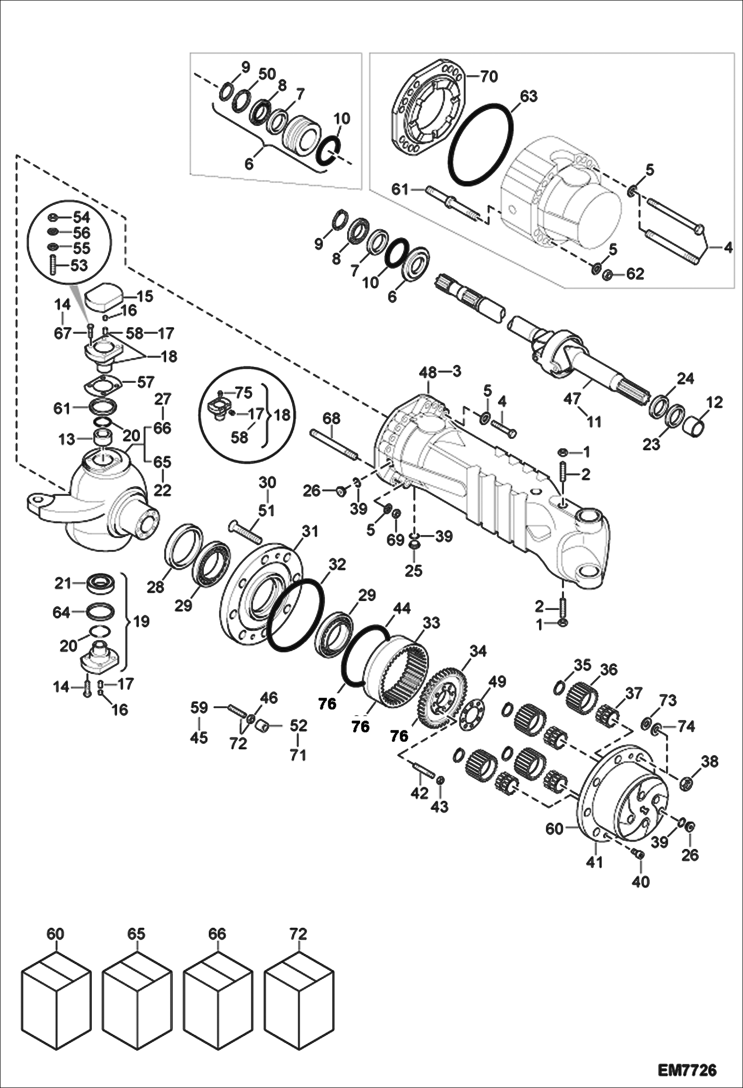 ДЕТАЛИ РУЛЕВОГО УПРАВЛЕНИЯ ПЕРЕДНЕГО МОСТА