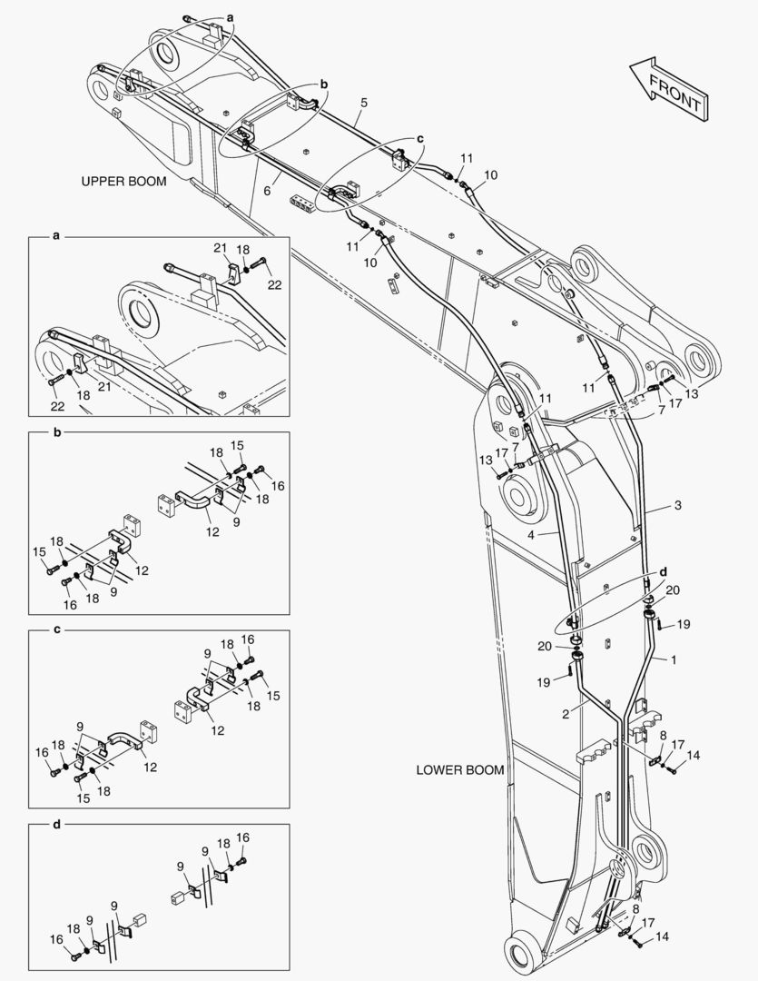 ТРУБОПРОВОД ШАРНИРНОЙ СТРЕЛЫ - ВРАЩАЮЩИЙСЯ