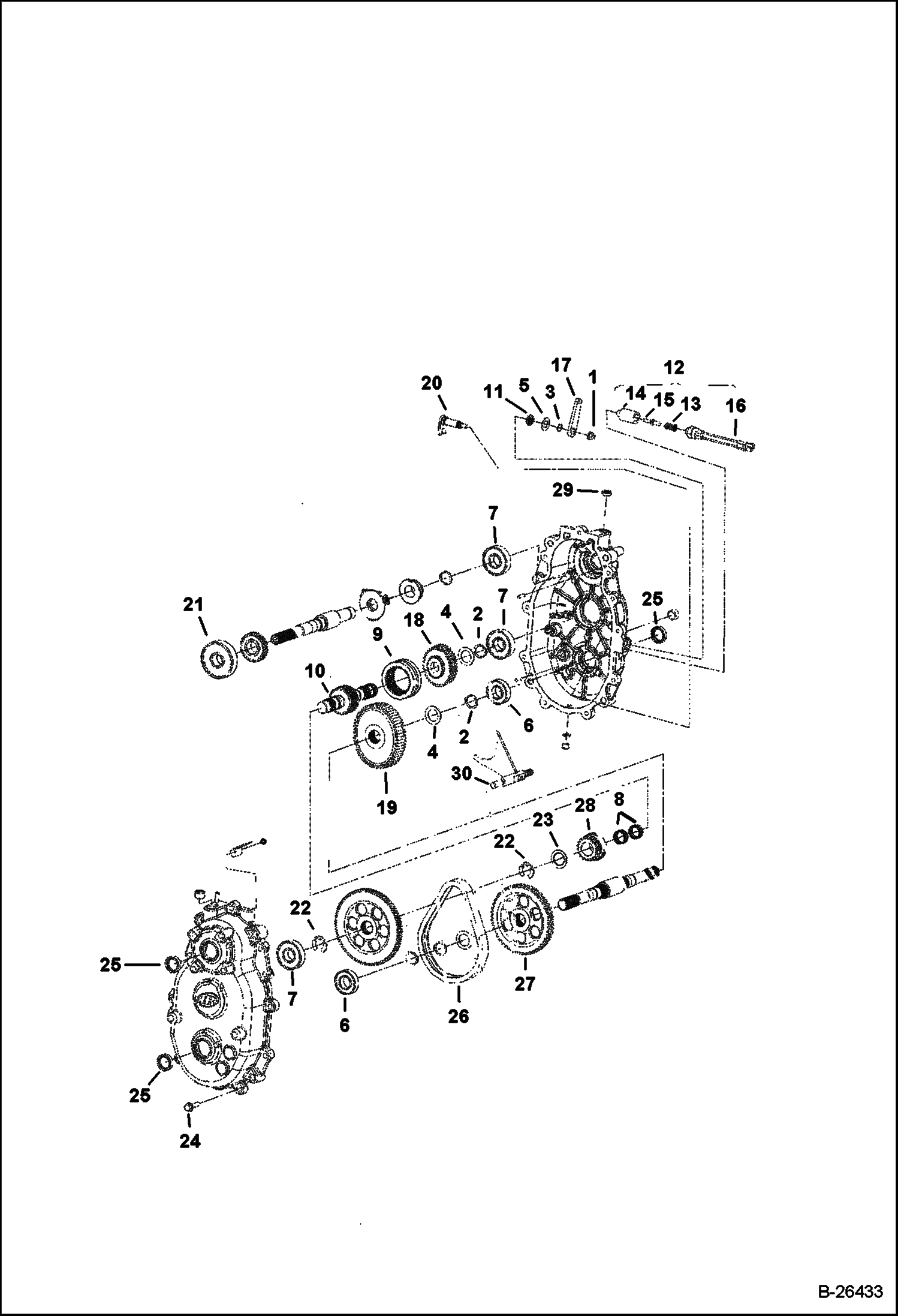 КОРОБКА ПЕРЕДАЧ ДЛЯ ДИЗЕЛЬНЫХ ДВИГАТЕЛЕЙ (ПЕРВОНАЧАЛЬНАЯ КОНСТРУКЦИЯ)
