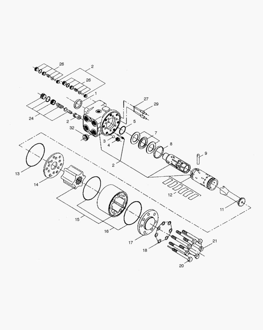 Схема БЛОК РУЛЕВОГО МЕХАНИЗМА