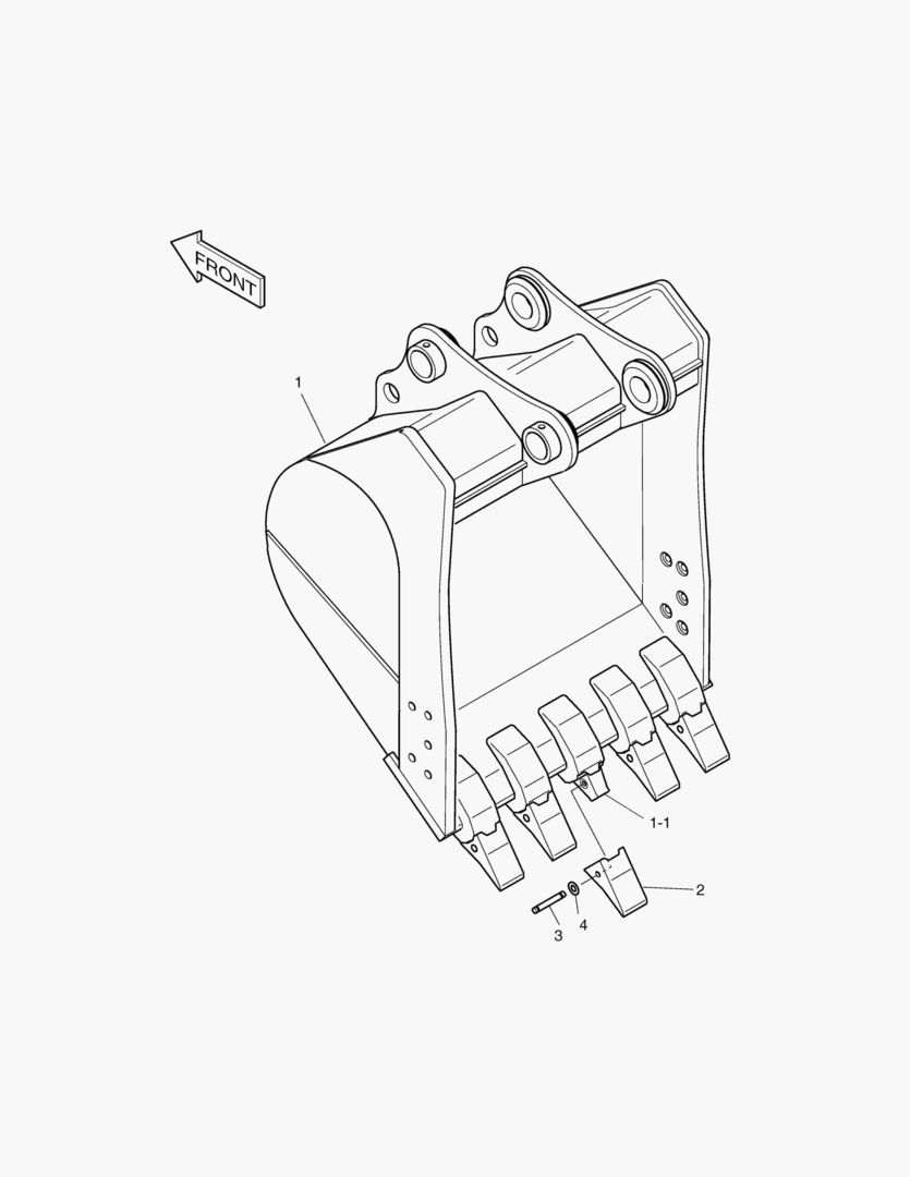 6310 BUCKET-0.83гЋҐ H.D TYPE