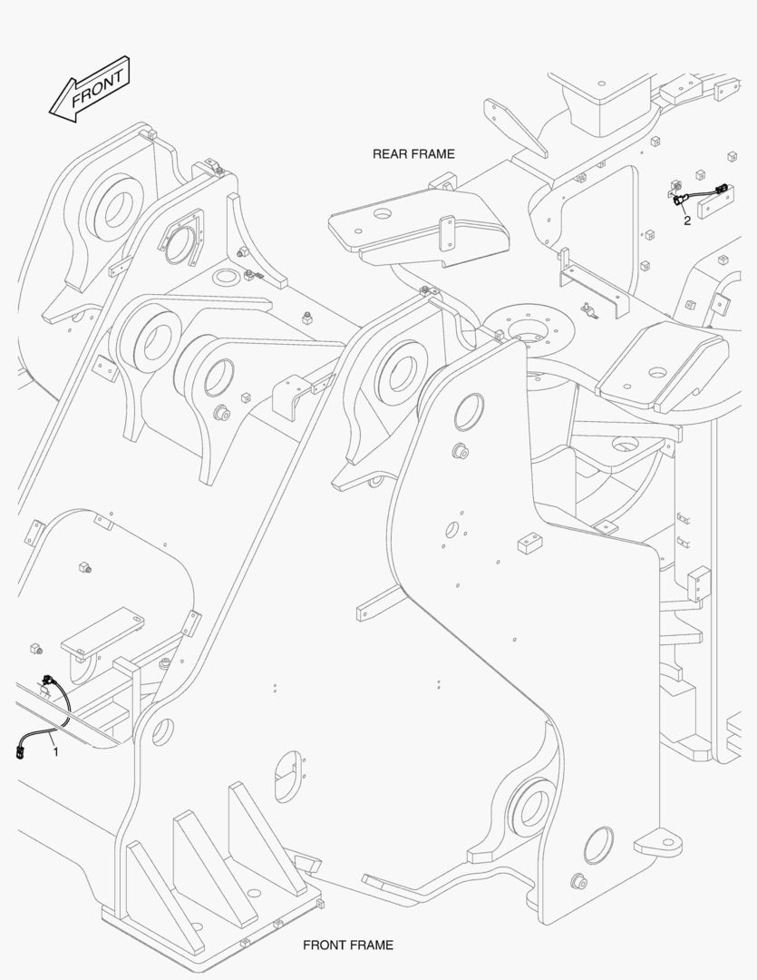 Схема 1430 JOINT HARNESS - AXLE OIL COOLER