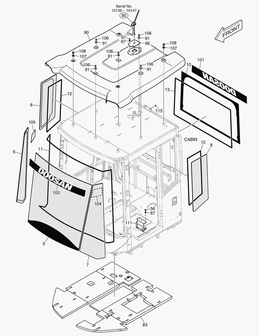 6060 CABIN(6) - GLASS