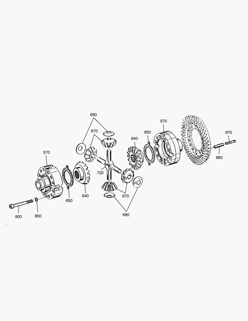 Спецтехника 4680 DIFFERENTIAL-REAR AXLE [1001~1630] - главное фото