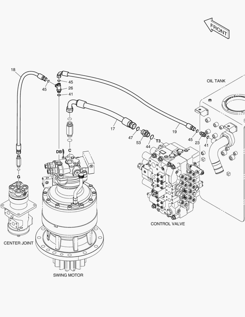 ТУБОПРОВОД МАСЛЯНОГО РАДИАТОРА(3)