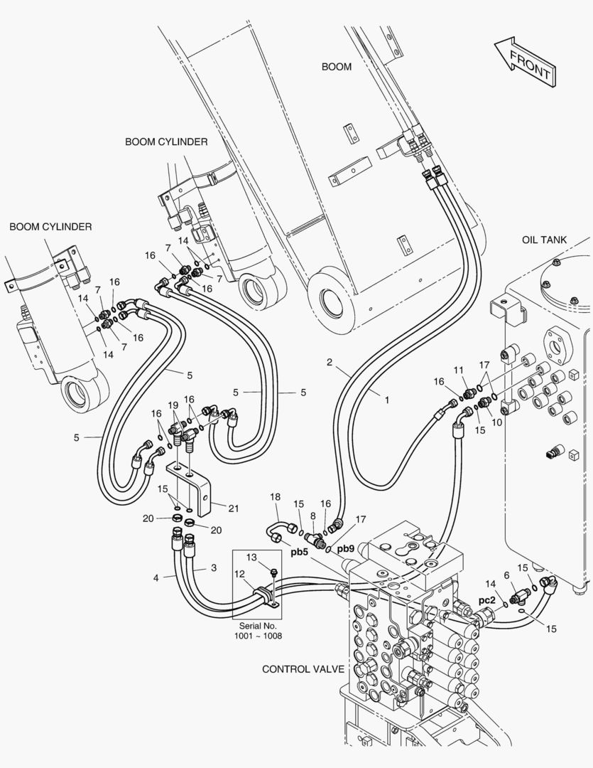 ТРУБОПРОВОД СЕРВОУПРАВЛЕНИЯ - ГИДРОЗАМОК