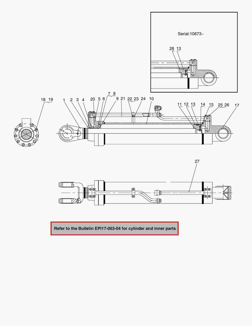 3400 BOOM CYLINDERпј€LEFT&TYпј‰