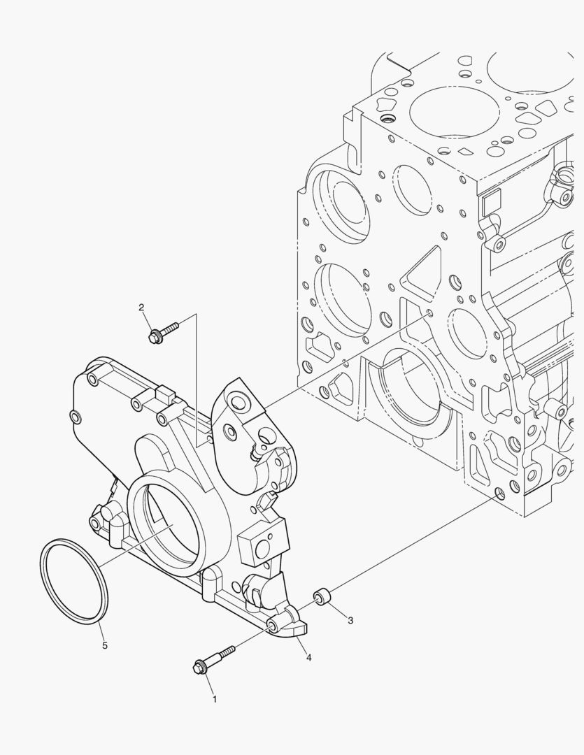 ПЕРЕДНЯЯ КРЫШКА КОРОБКИ ПЕРЕДАЧ
