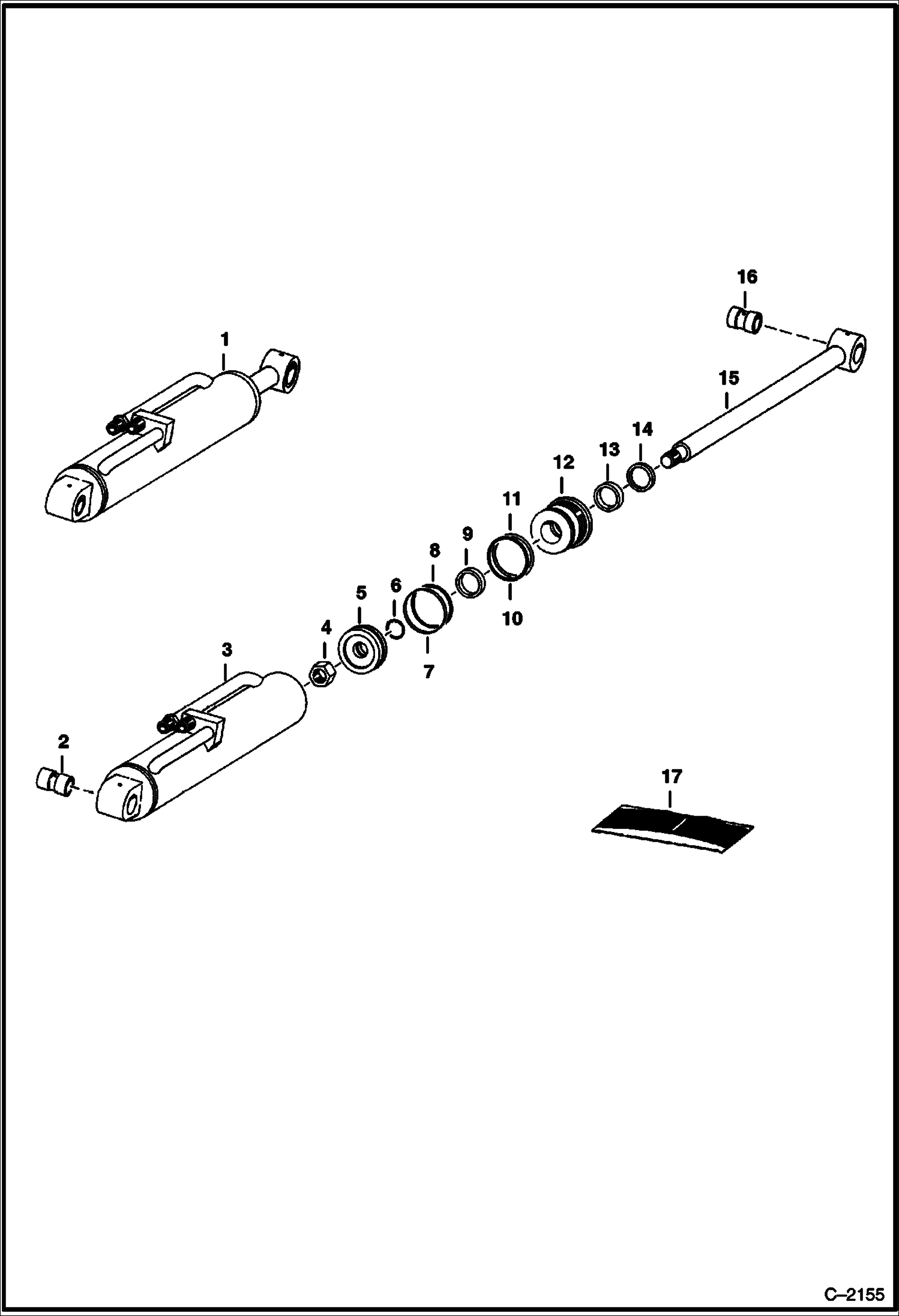 ЭКСКАВАТОР-ПОГРУЗЧИК (ЦИЛИНДР СТРЕЛЫ) (RODGERS ИЛИ SIERRA) (910) (825 ТОЛЬКО)