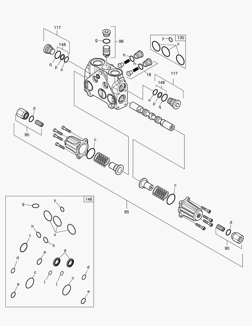 БЛОК ПОВОРОТА - РЕГУЛИРУЮЩИЙ КЛАПАН