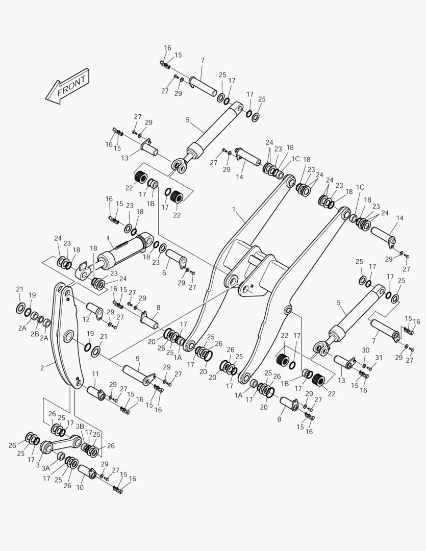 РУКОЯТЬ ПОГРУЗЧИКА