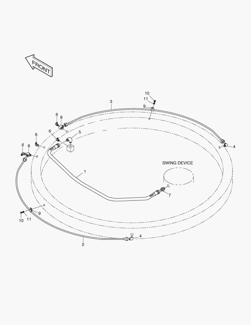 ТРУБОПРОВОД СМАЗОЧНОЙ СИСТЕМЫ