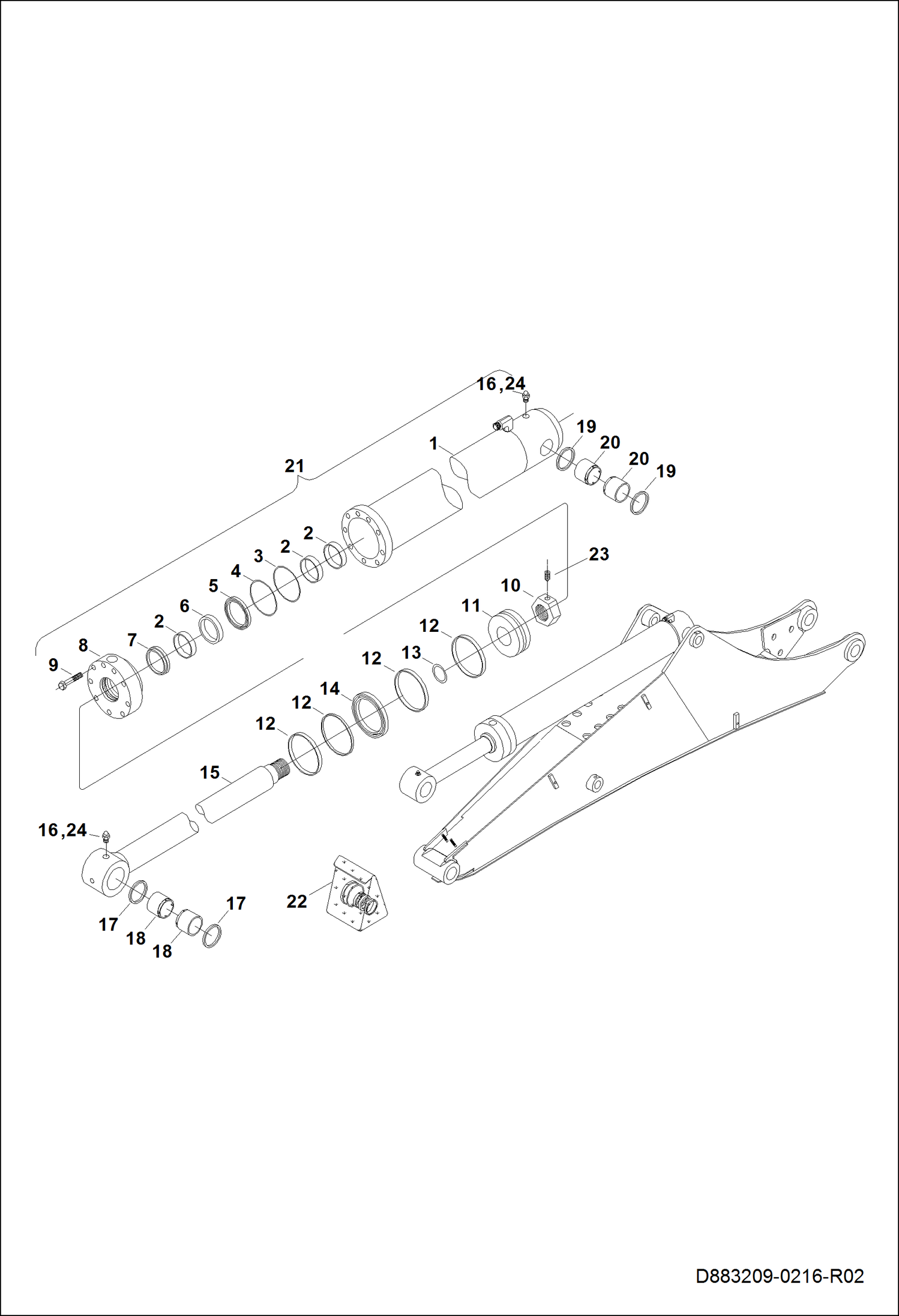 ЦИЛИНДР РУКОЯТКИ