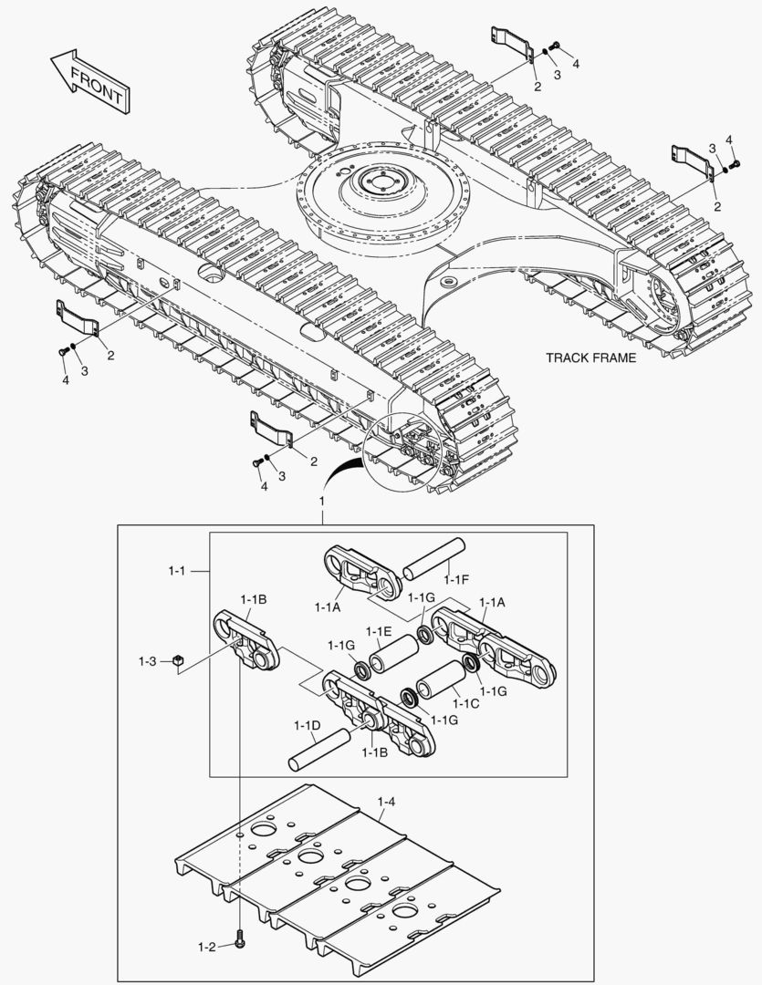 6400 TRACK SHOE-600G(DOUBLE GROUSER) [5001~5065]