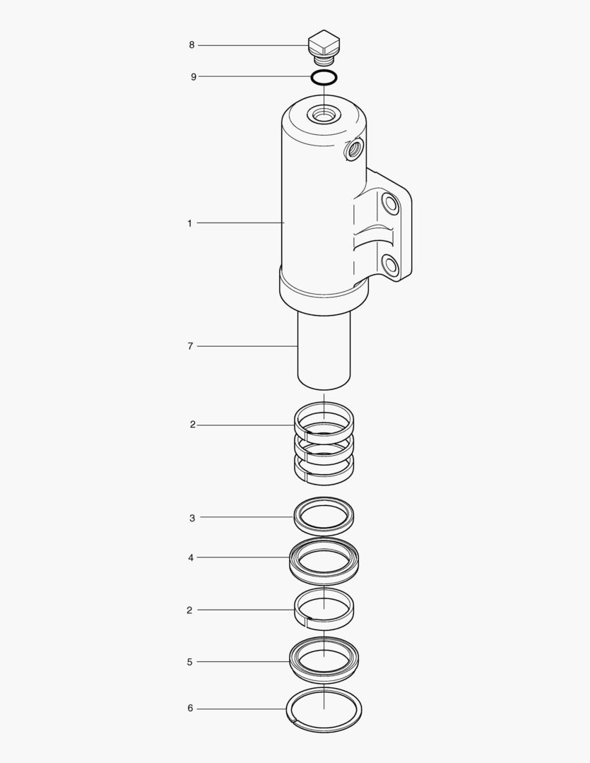 Спецтехника 4371 CHOCKING CYLINDER-L.H [1240~] - главное фото