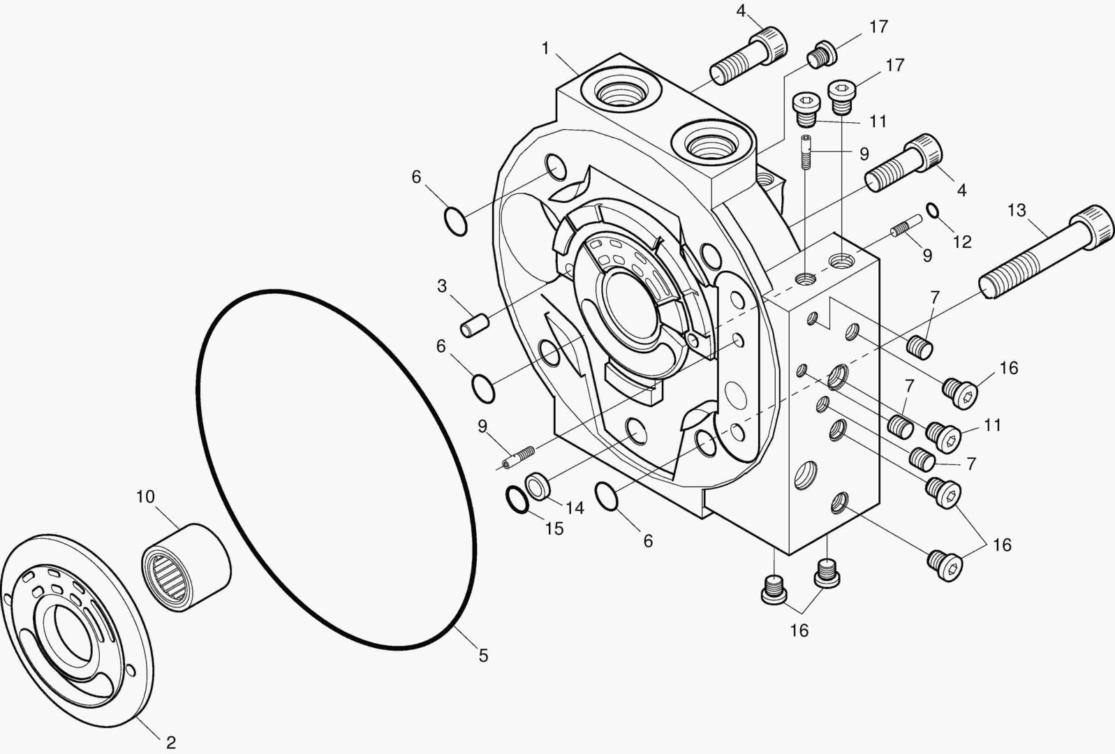 ОСНОВНОЙ НАСОС - КРЫШКА