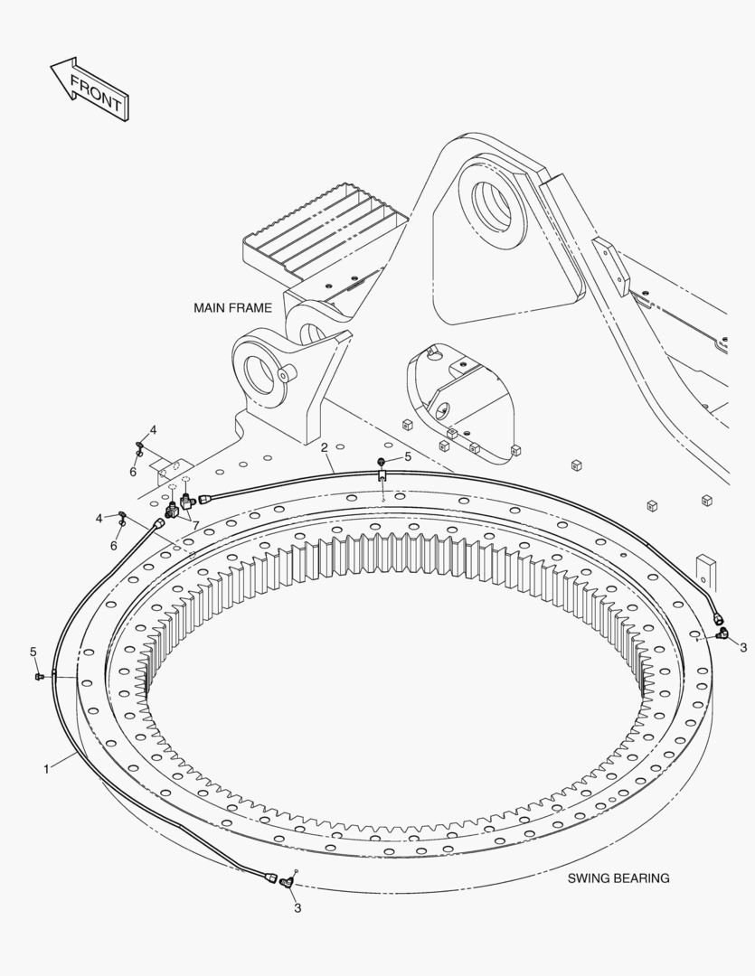 ТРУБОПРОВОД СМАЗОЧНОЙ СИСТЕМЫ