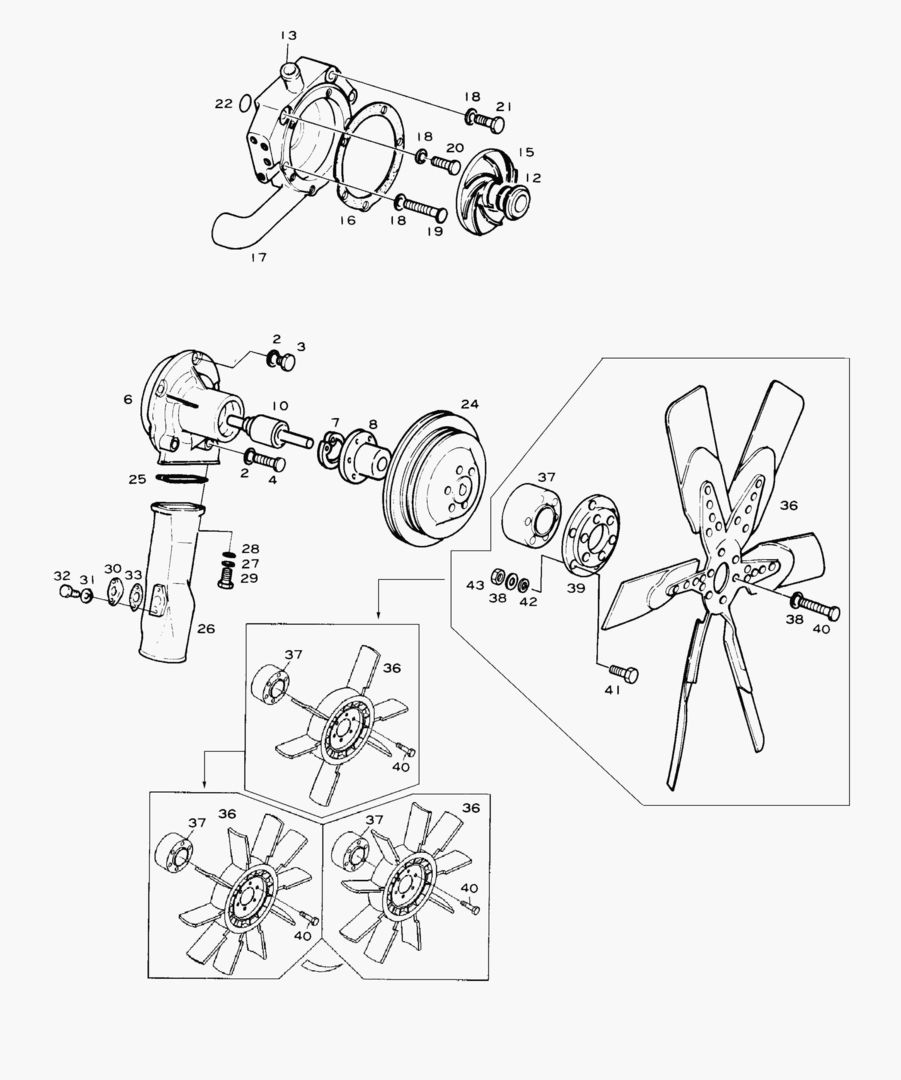 НАСОС ВОДЯНОГО ОХЛАЖДЕНИЯ