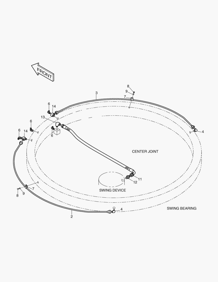 ТРУБОПРОВОД СМАЗОЧНОЙ СИСТЕМЫ